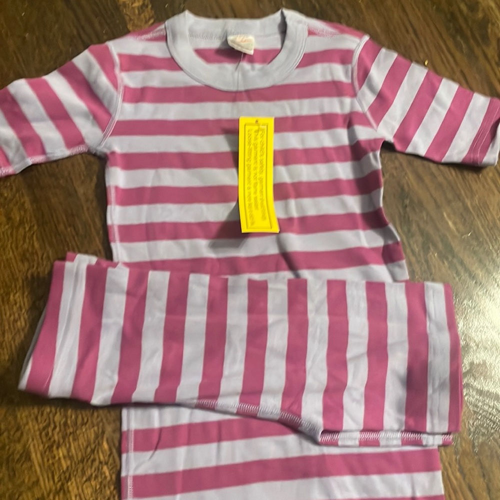 Hanna Anderson short sleeve and shorts pj set